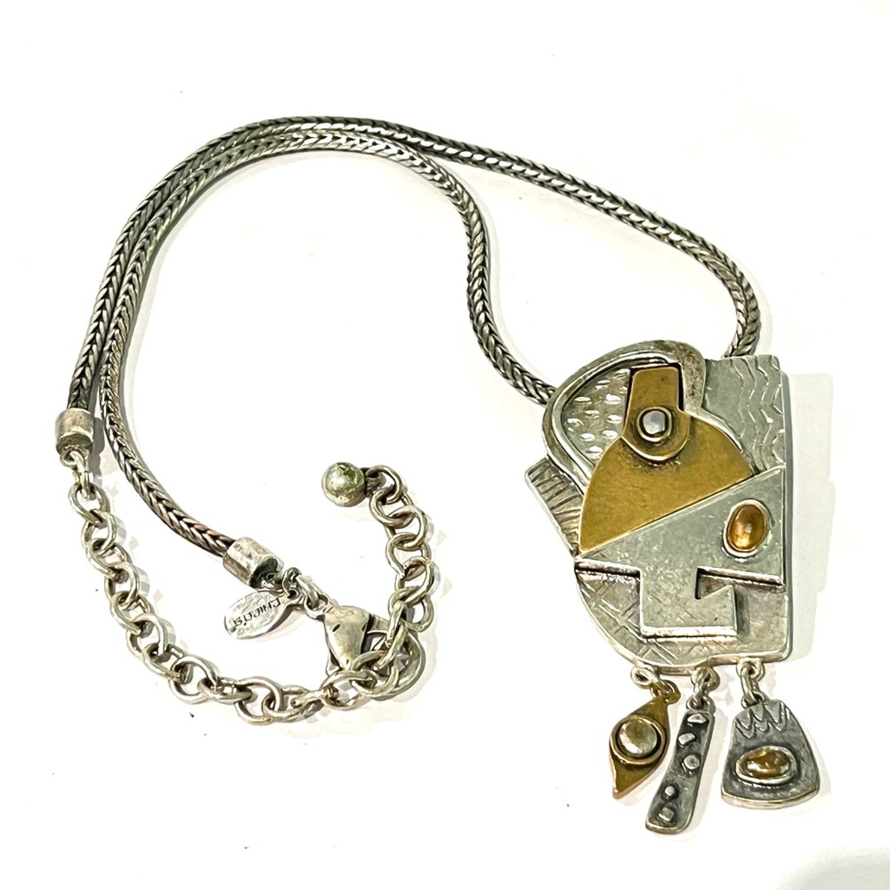 Vintage Chicos Modernist Necklace